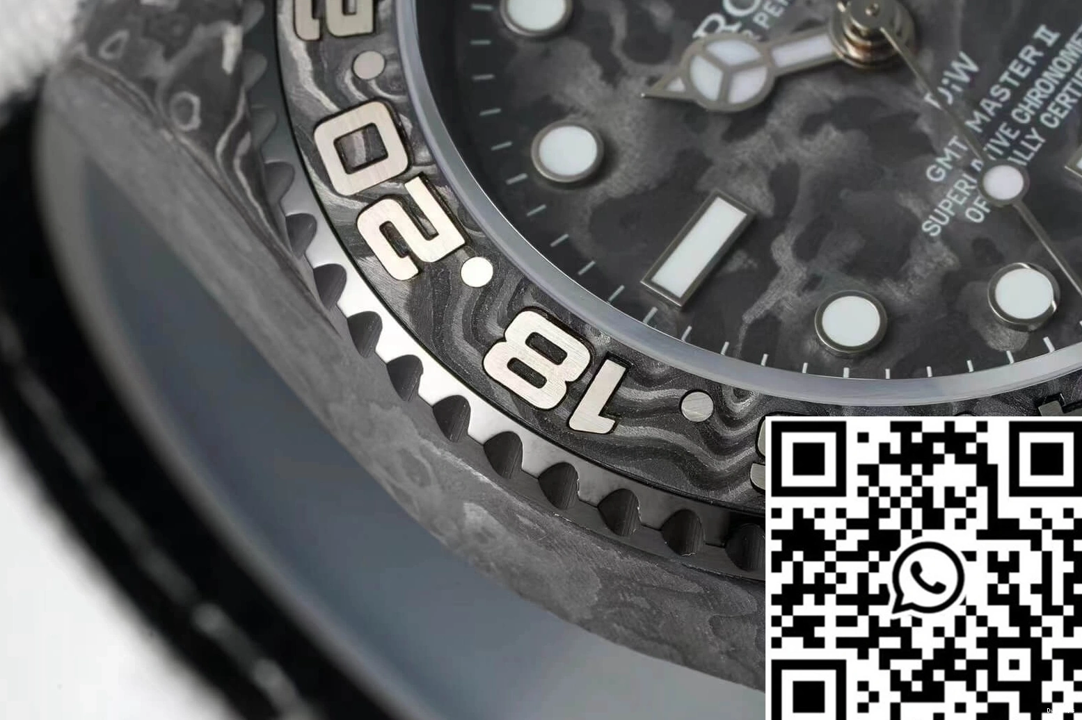 Fiber II Carbon Strap Dial Rolex GMT-MASTER Diw Fabric 0819
